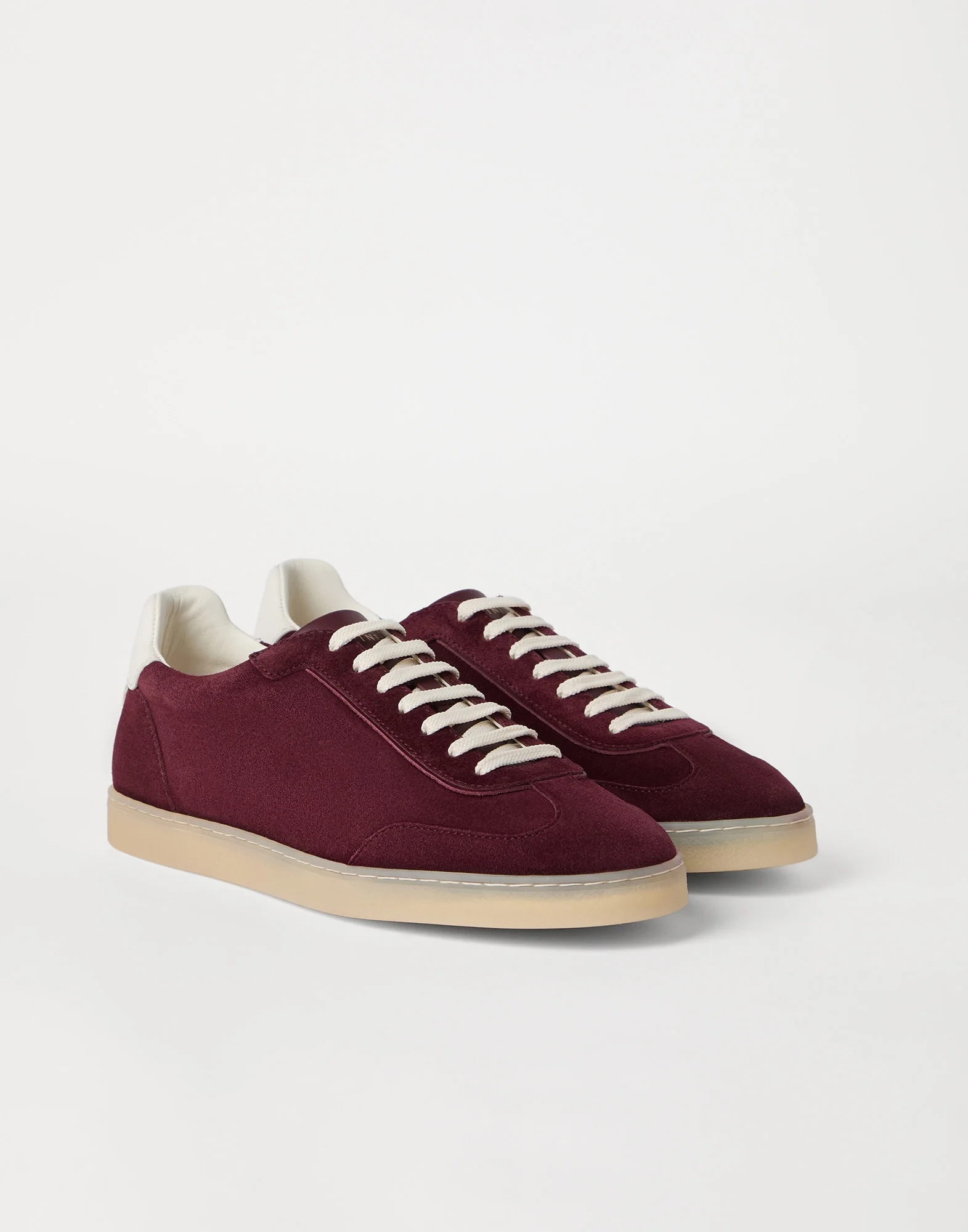 Washed suede sneakers - 1