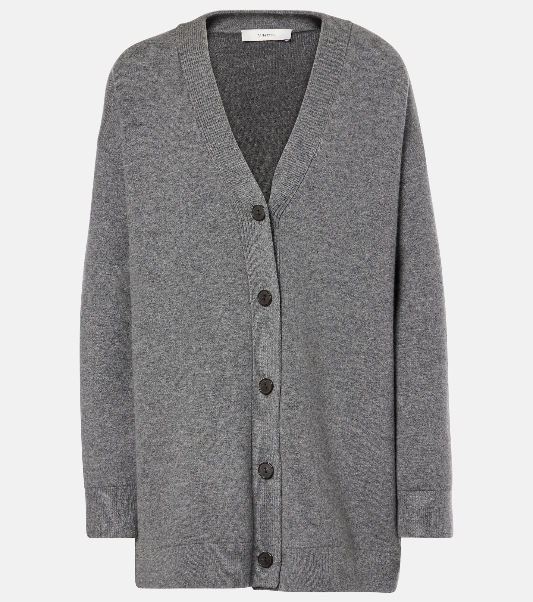 Oversized wool-blend cardigan - 1