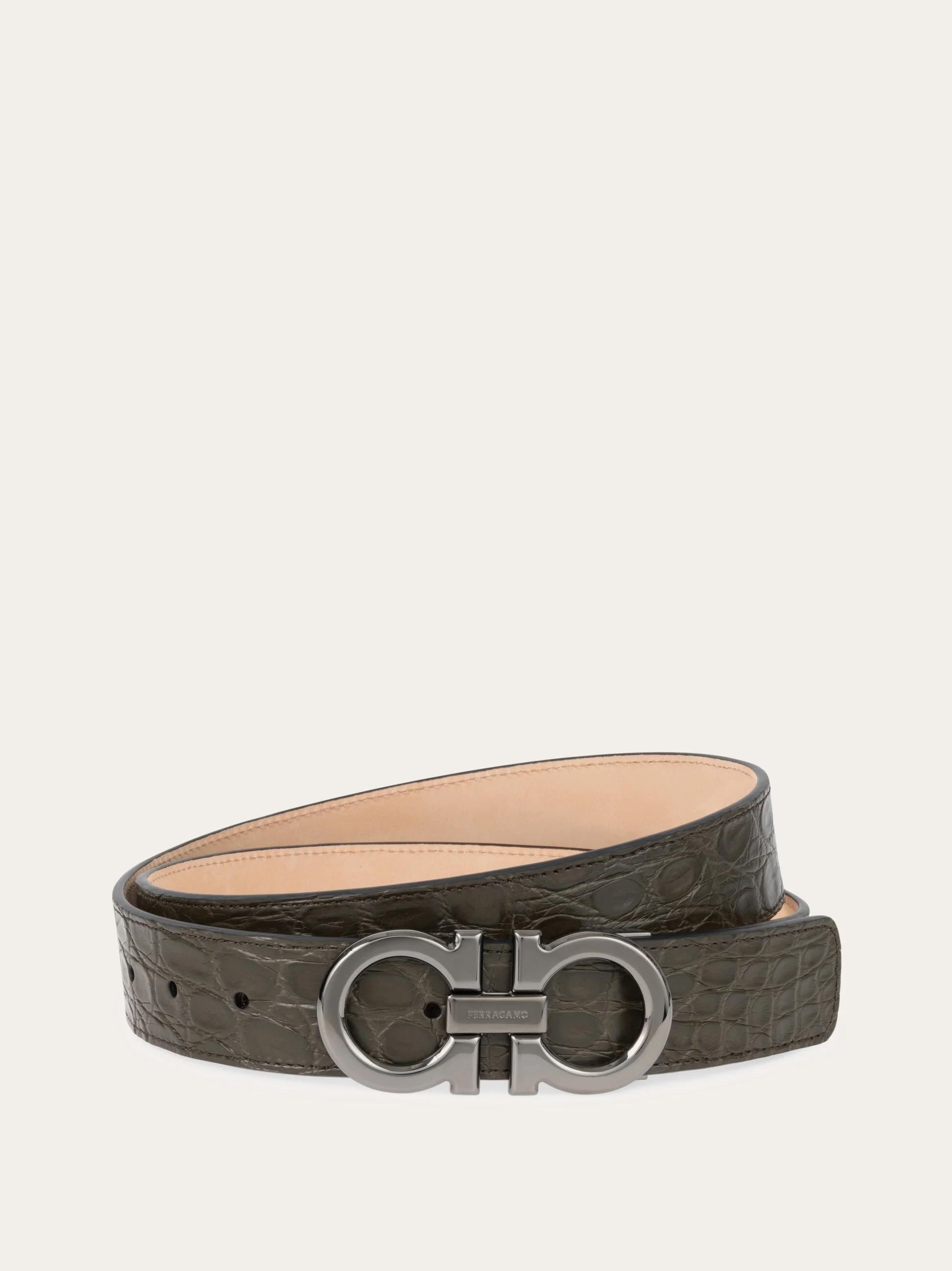 Adjustable Gancini belt - 1