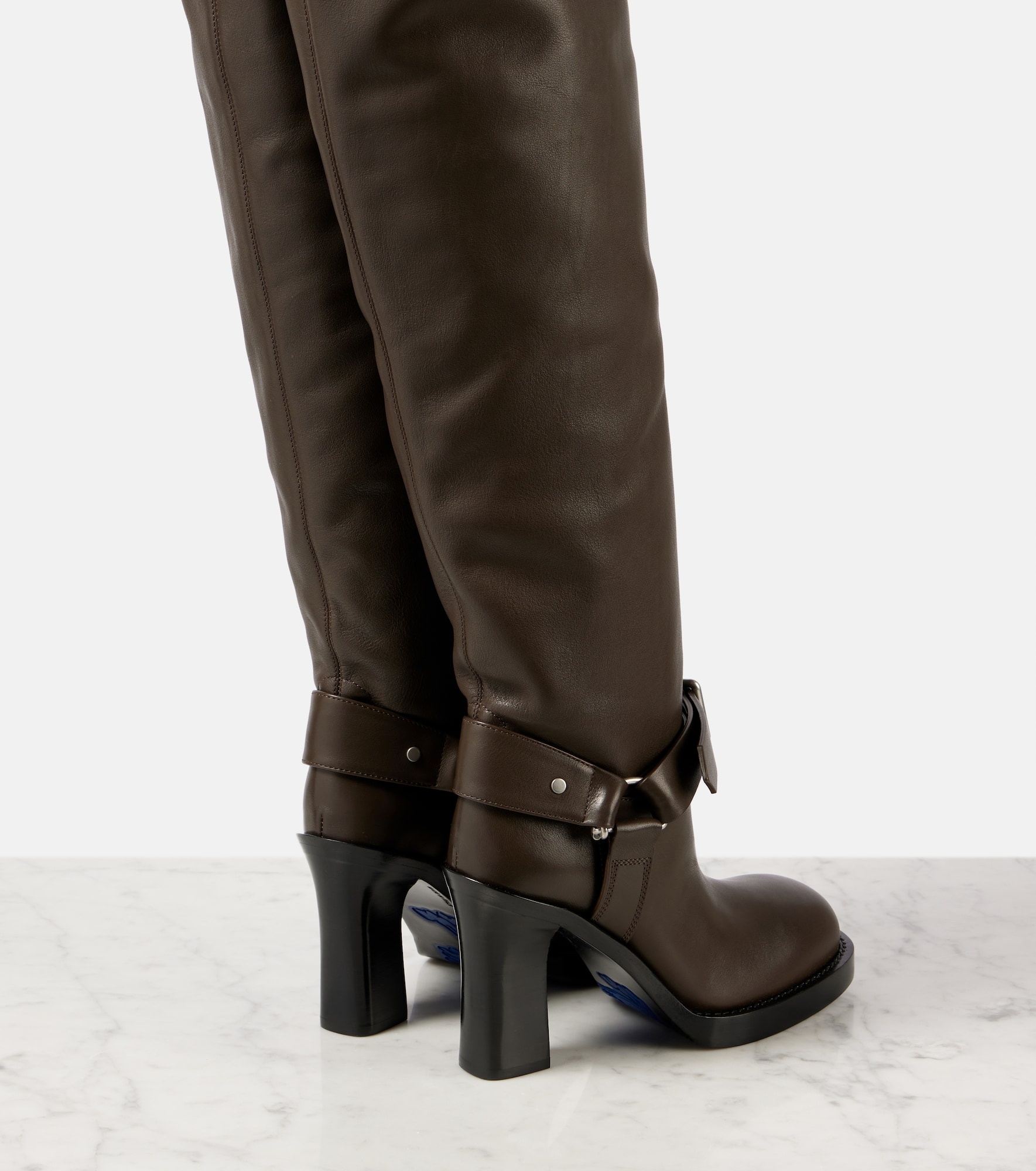 Leather over-the-knee boots - 2