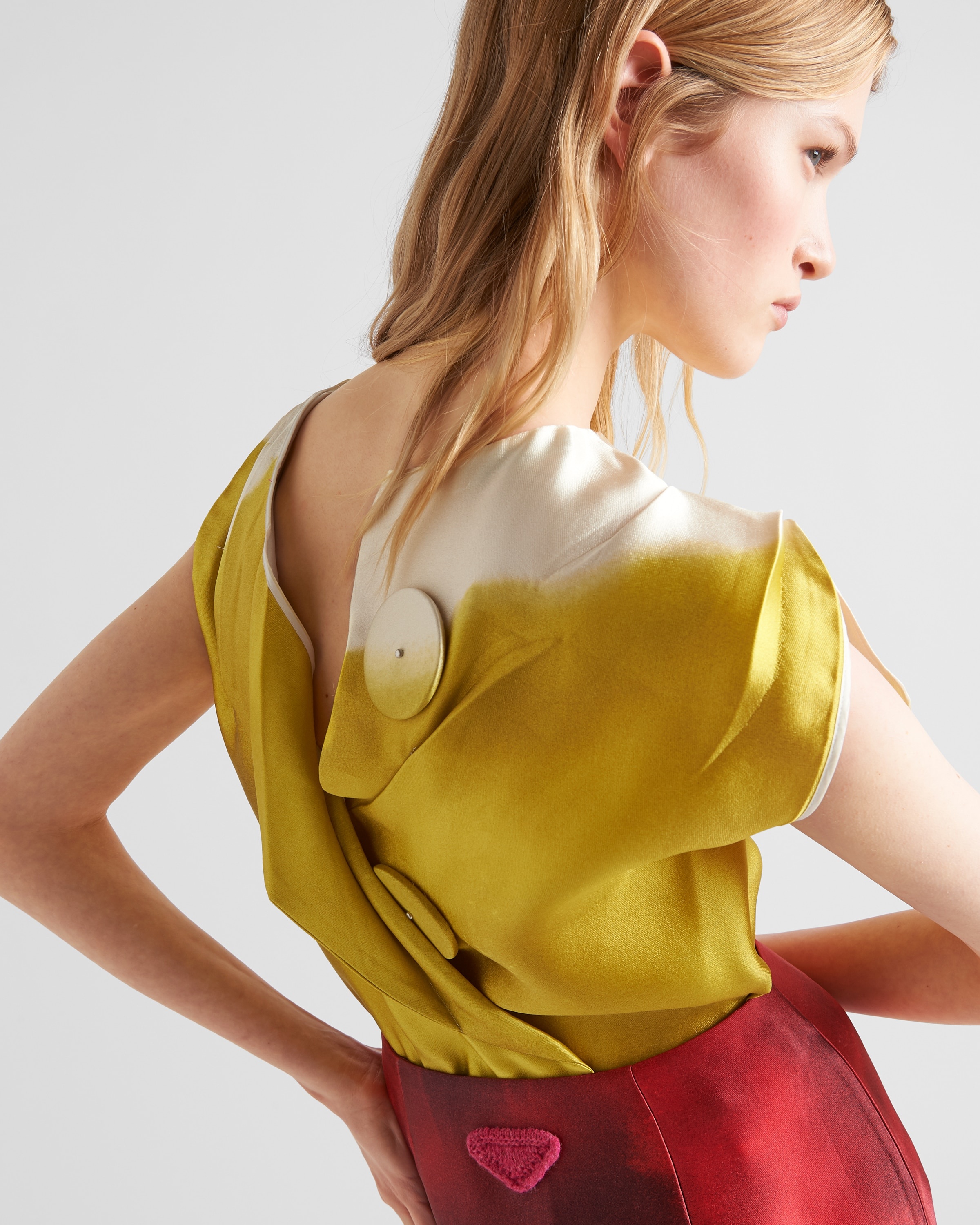 Printed satin top - 3