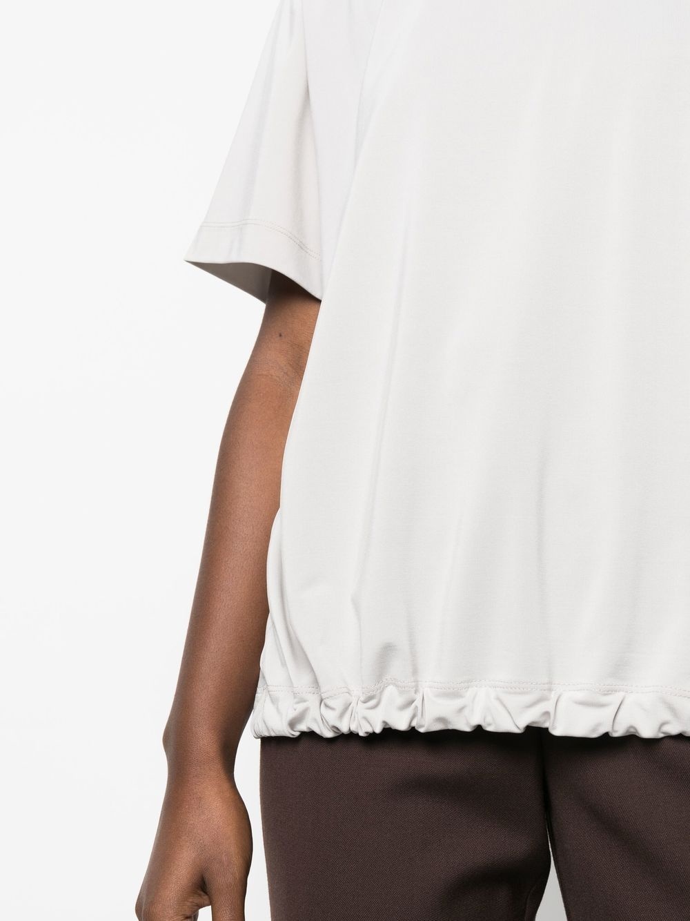 side-tie detail T-shirt - 5