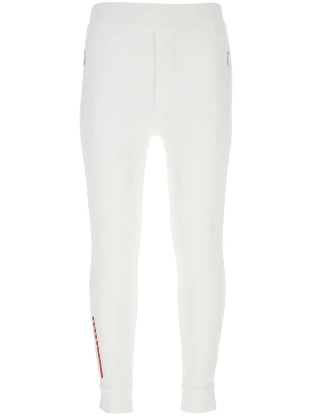 logo-print skinny trousers - 1
