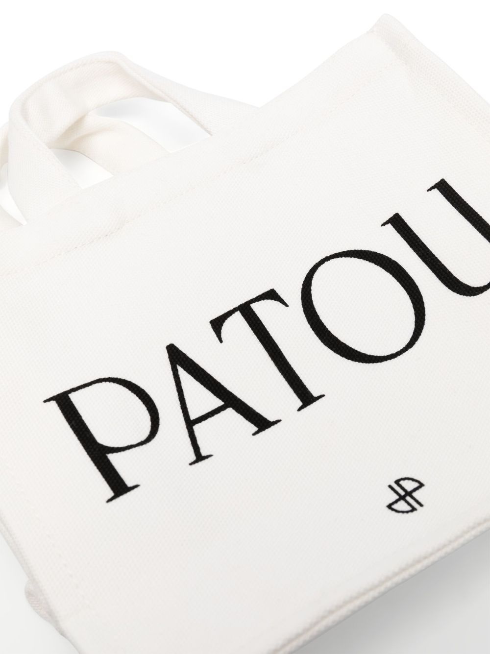 logo-print canvas tote - 4