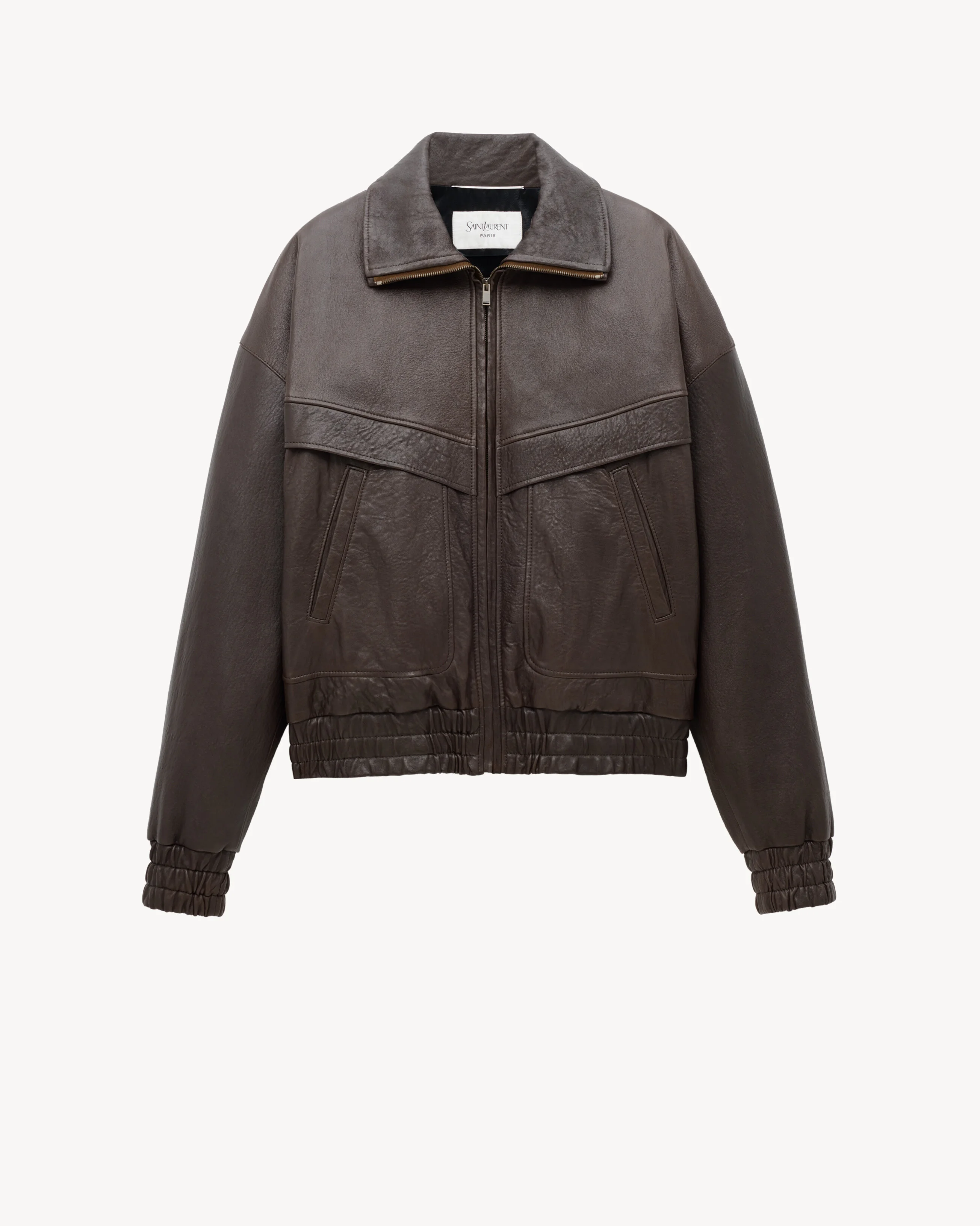 SAINT LAURENT JACKET IN BUBBLED LAMBSKIN - 1