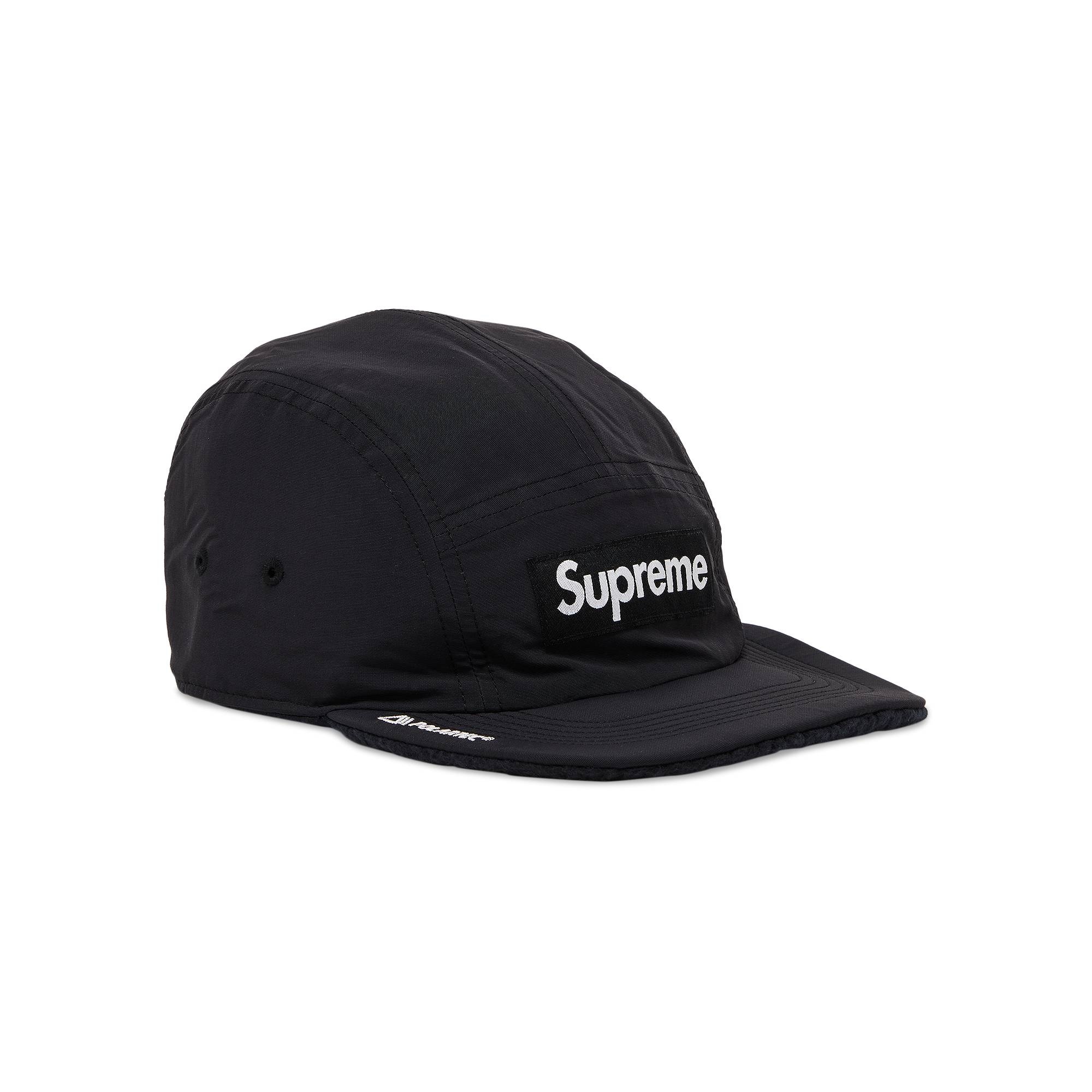 Supreme Polartec Shearling Reversible Camp Cap 'Black' - 2