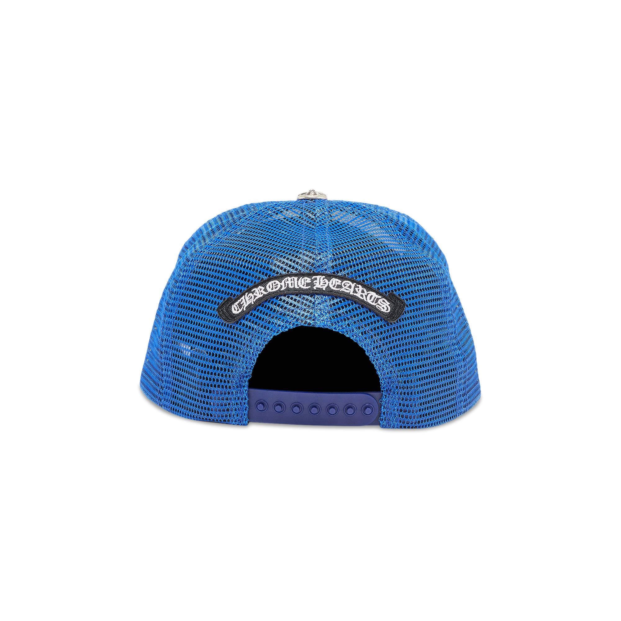 Chrome Hearts Crosse Trucker Hat 'Blue/White'