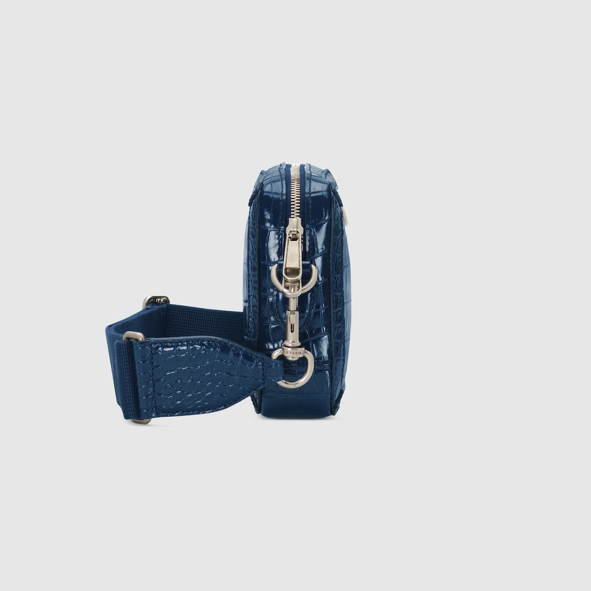 Crocodile crossbody bag with Double G - 7