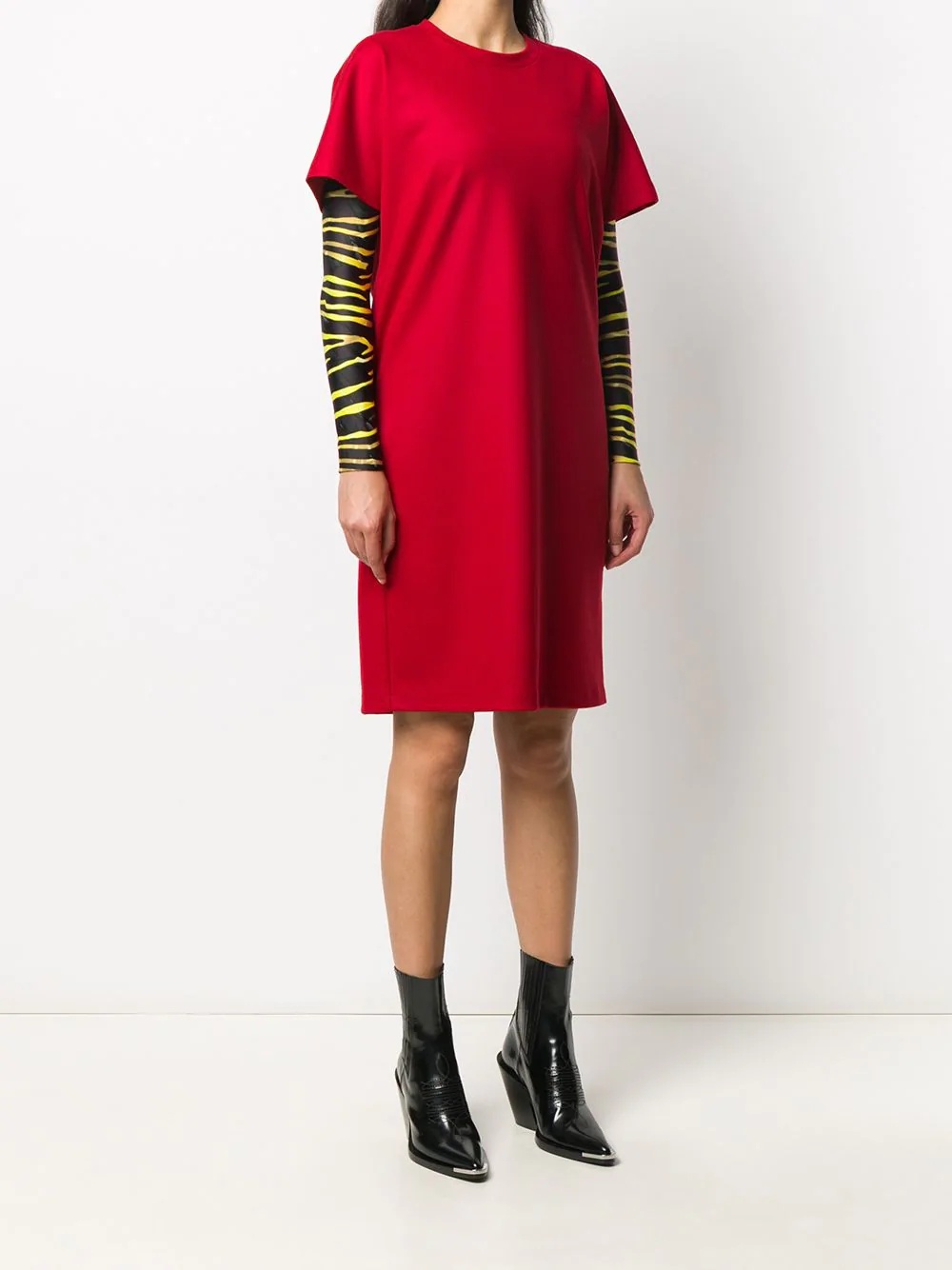 wool T-shirt dress - 3