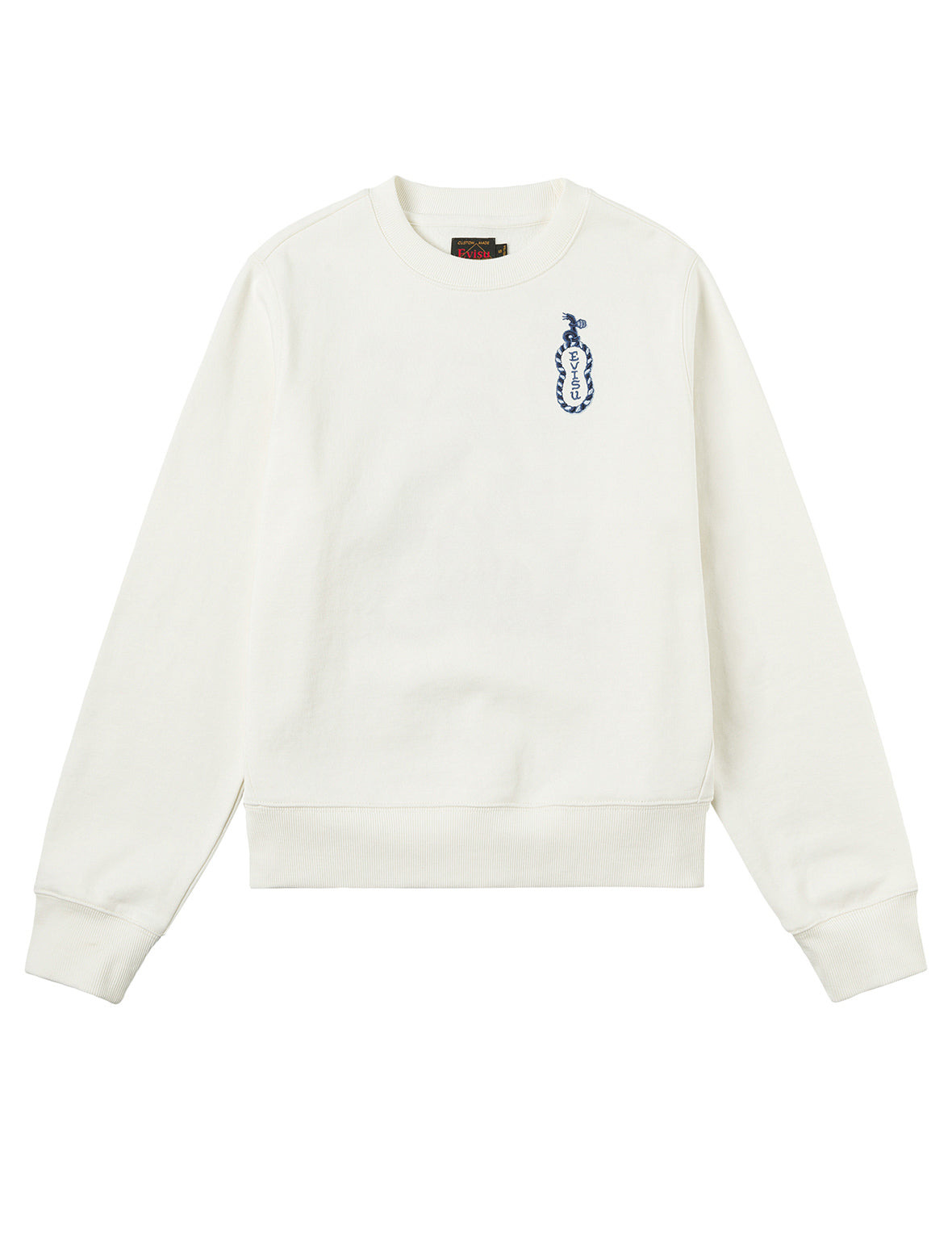 Cat and Logo Embroidery Regular Fit Sweatshirt - 2