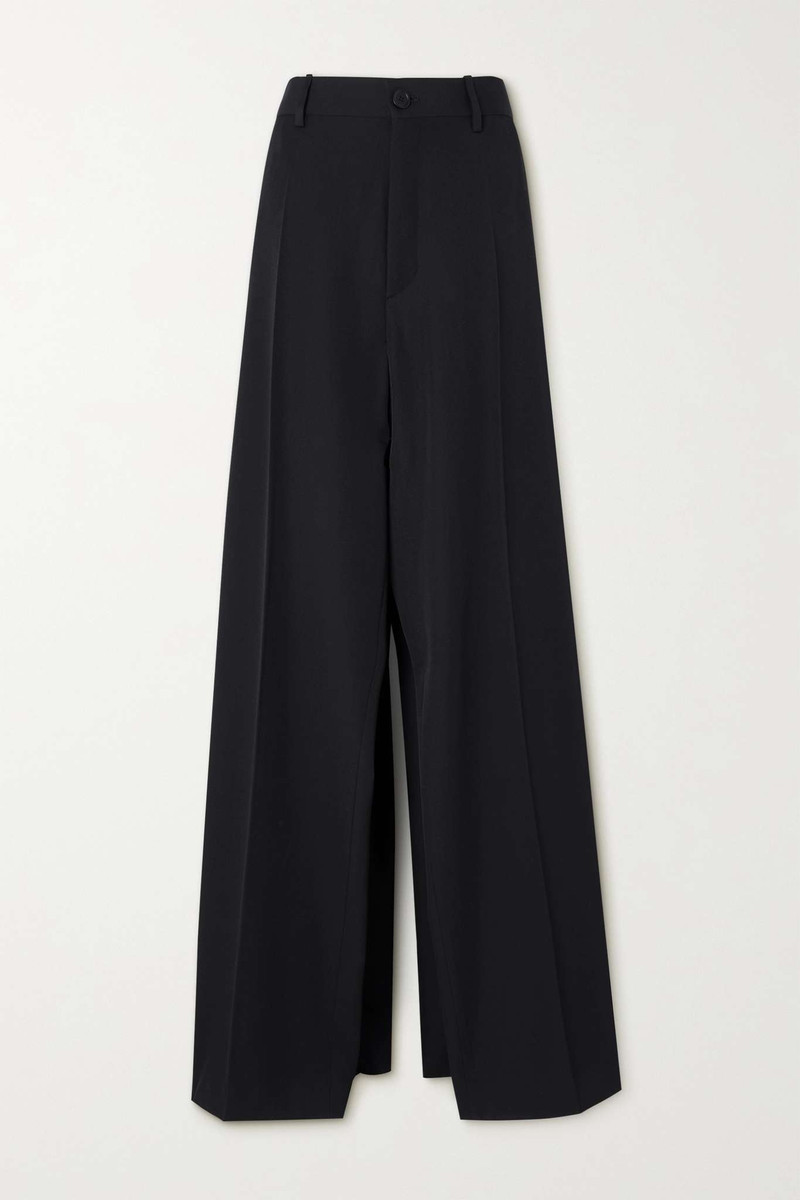 Pleated wool-twill pants - 1