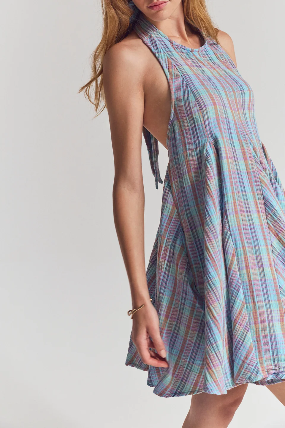 Godet Craze Mini Dress - 1