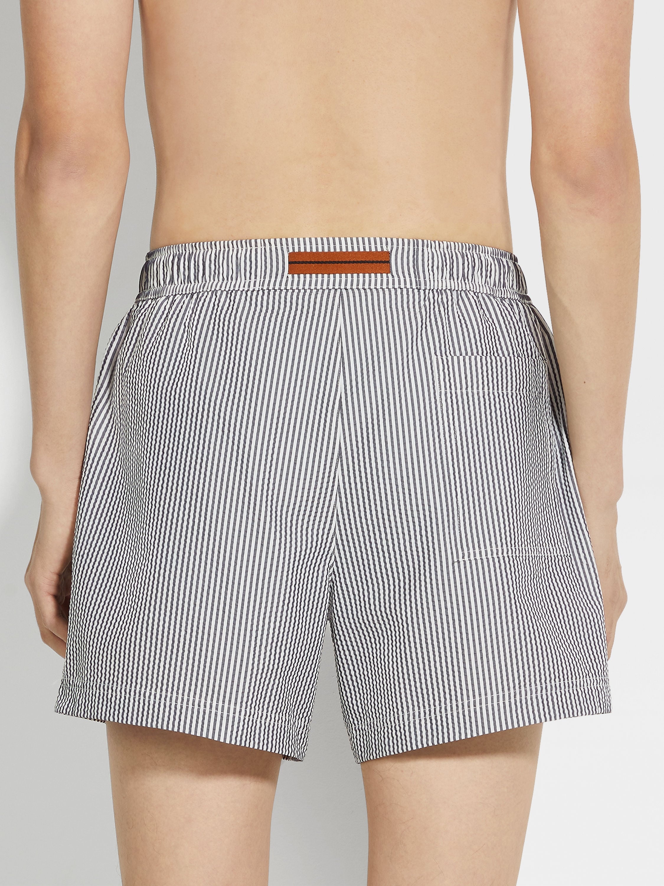 STRIPED SWIM TRUNKS - 3