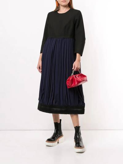 Comme Des Garçons panelled colour-block dress outlook