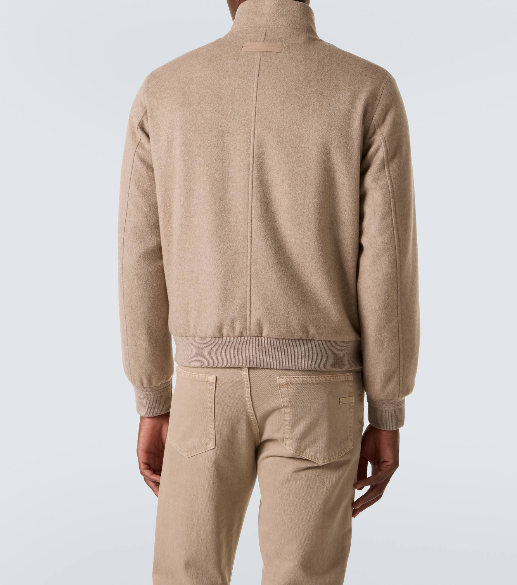 Cashmere bomber jacket - 4