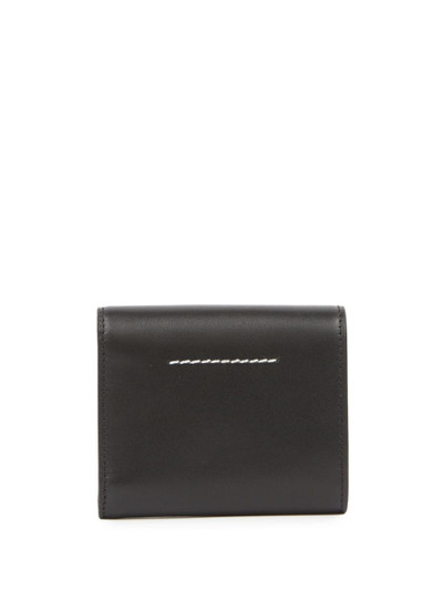 MM6 Maison Margiela number-motif leather wallet outlook