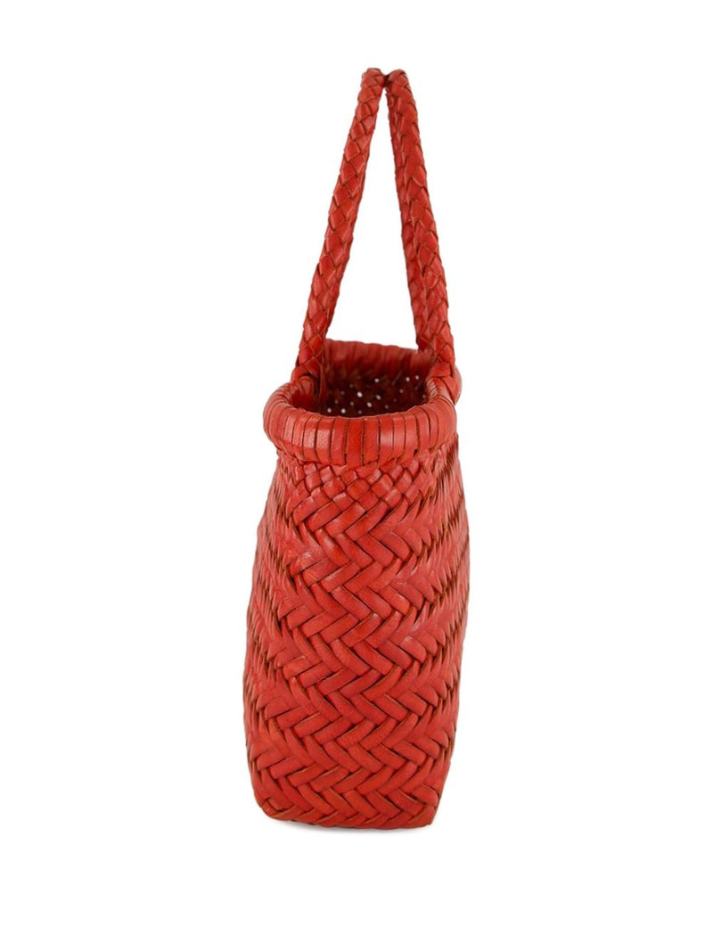 woven flat mini tote bag 4