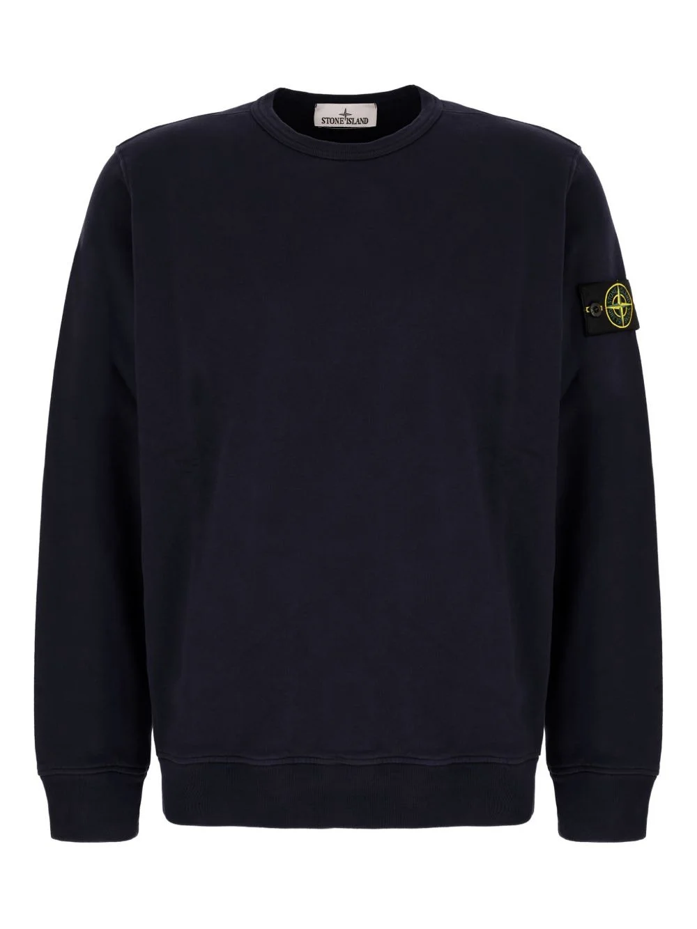 Compass-patch cotton sweatshirt - 1