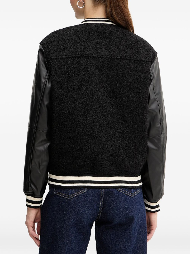 contrasted-sleeve bomber jacket 3