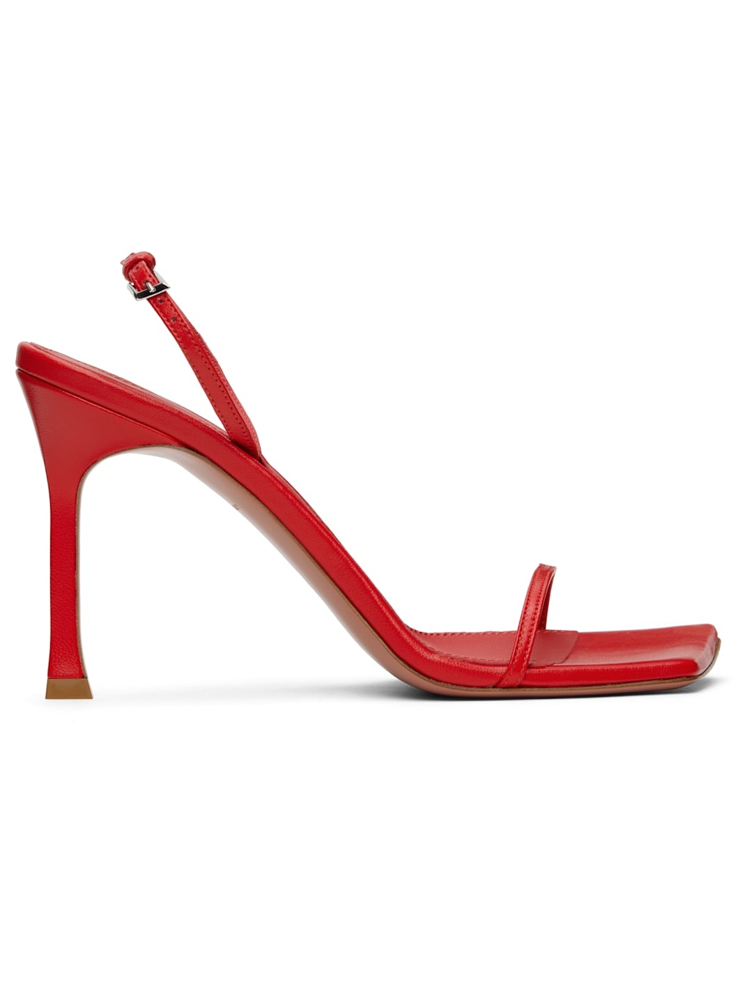 Red Maya Slingback Heeled Sandals - 1