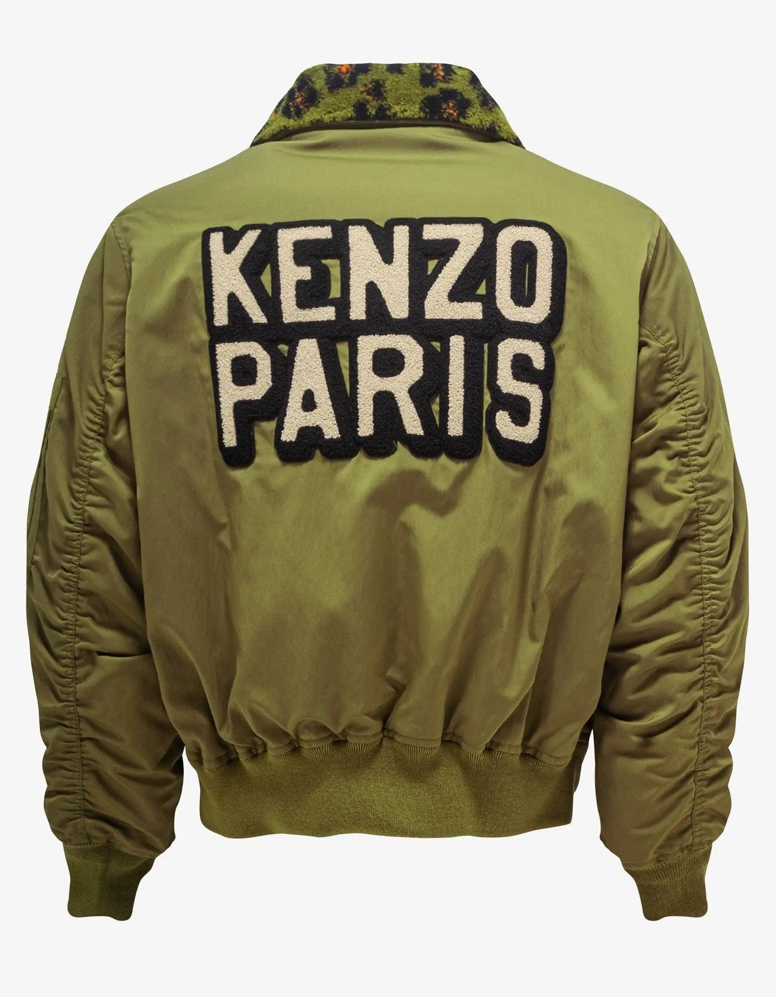 Kenzo Khaki Boxy Bomber Jacket - 2