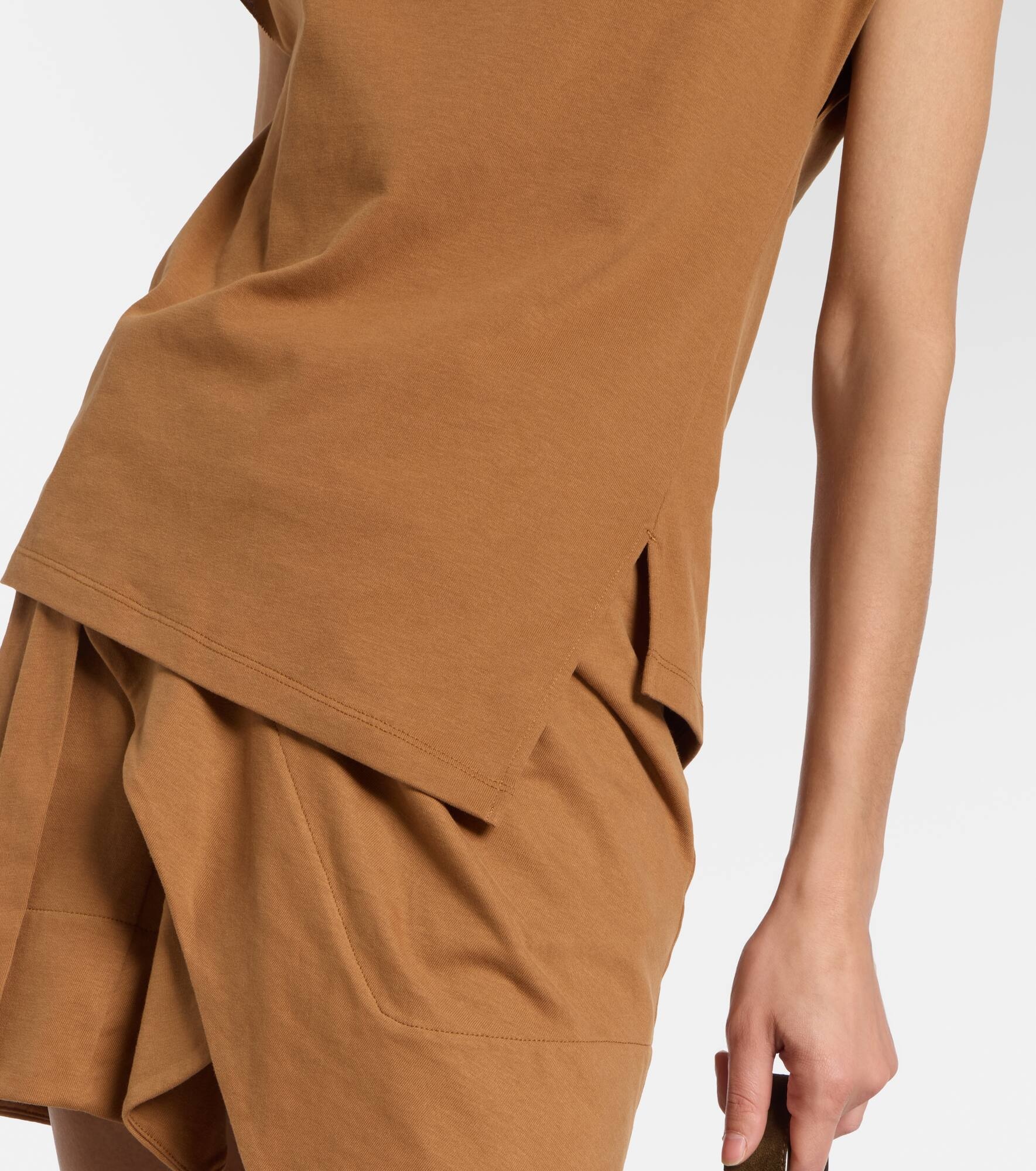 Sebani asymmetric cotton T-shirt - 5