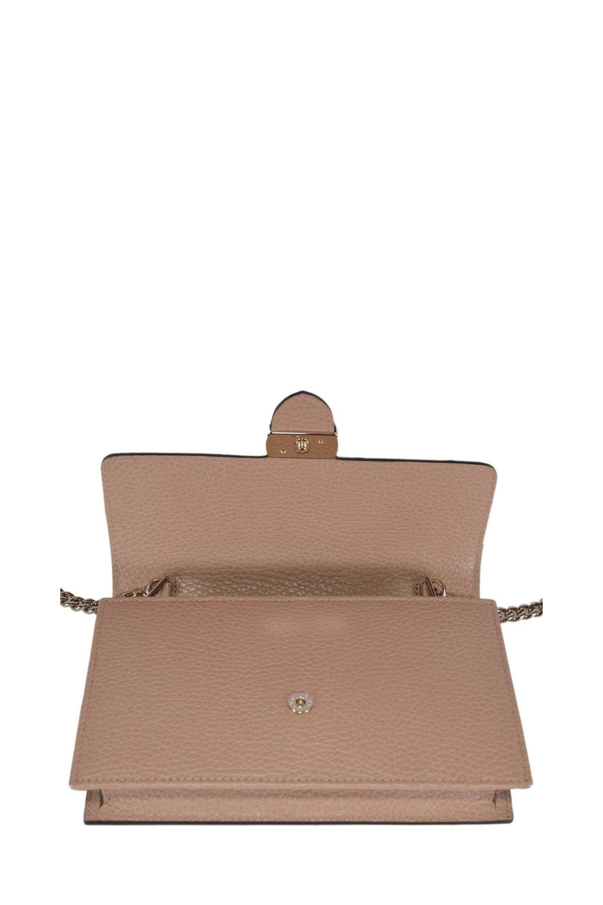 Interlocking shoulder bag GG small beige leather - 2