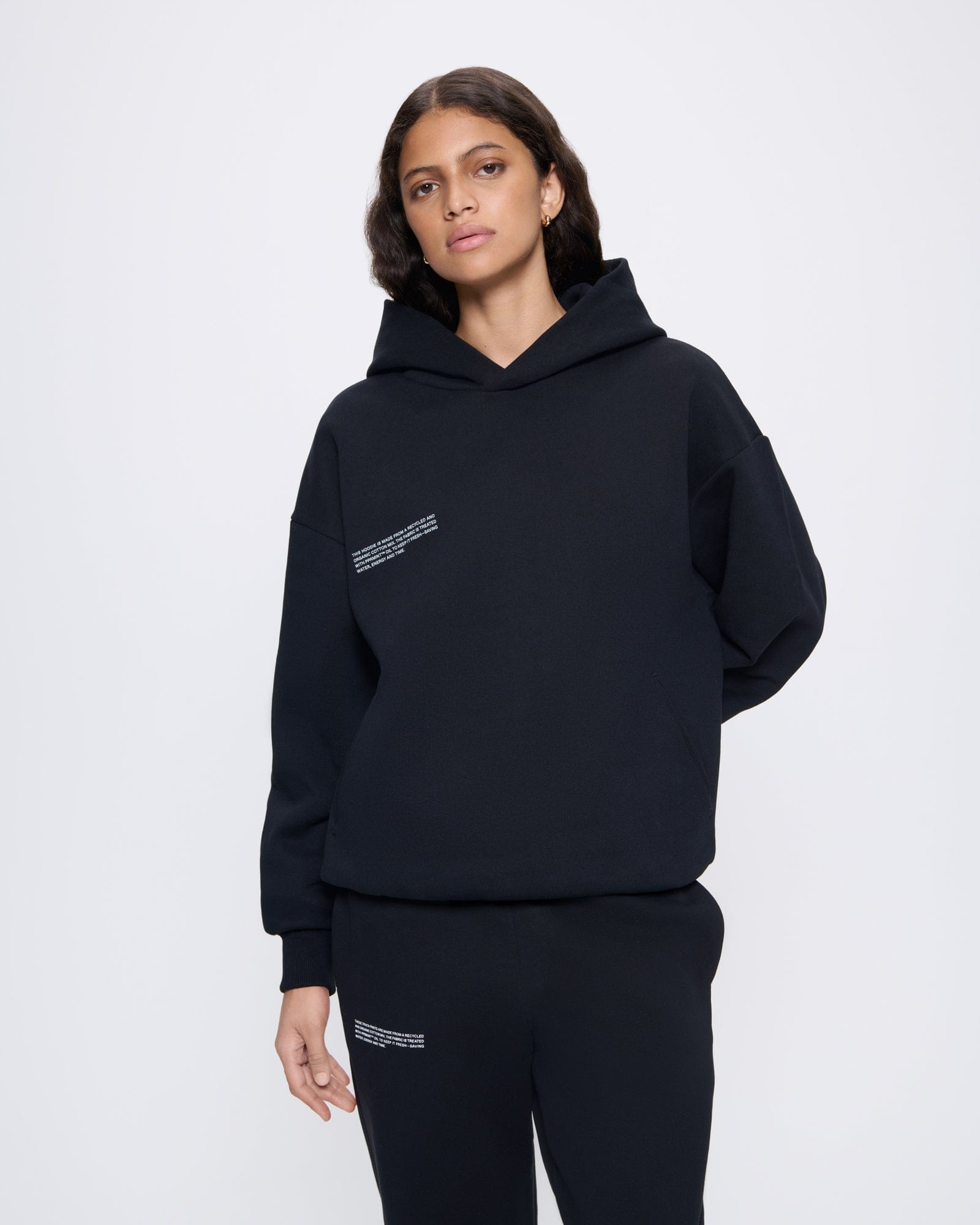 Womens 365 Heavyweight Hoodie - Black - 2