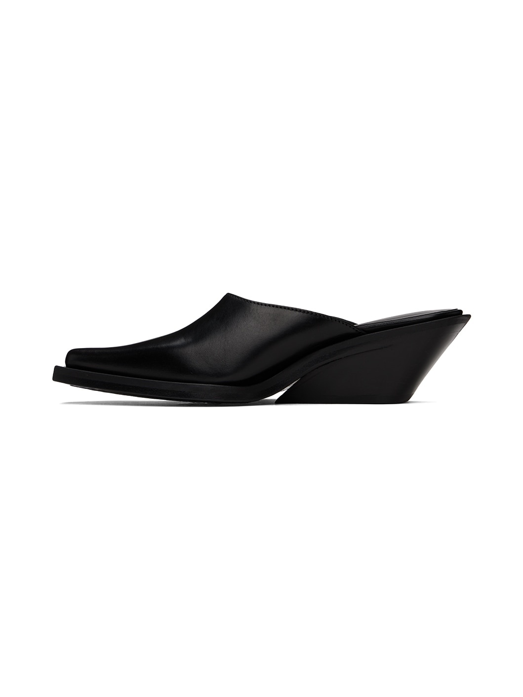Black Xina Mules - 3