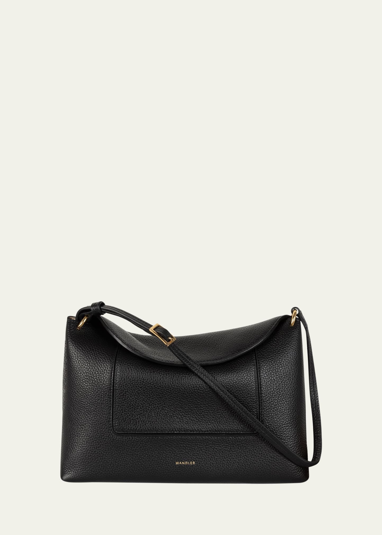 Penelope Slouch Leather Shoulder Bag - 1