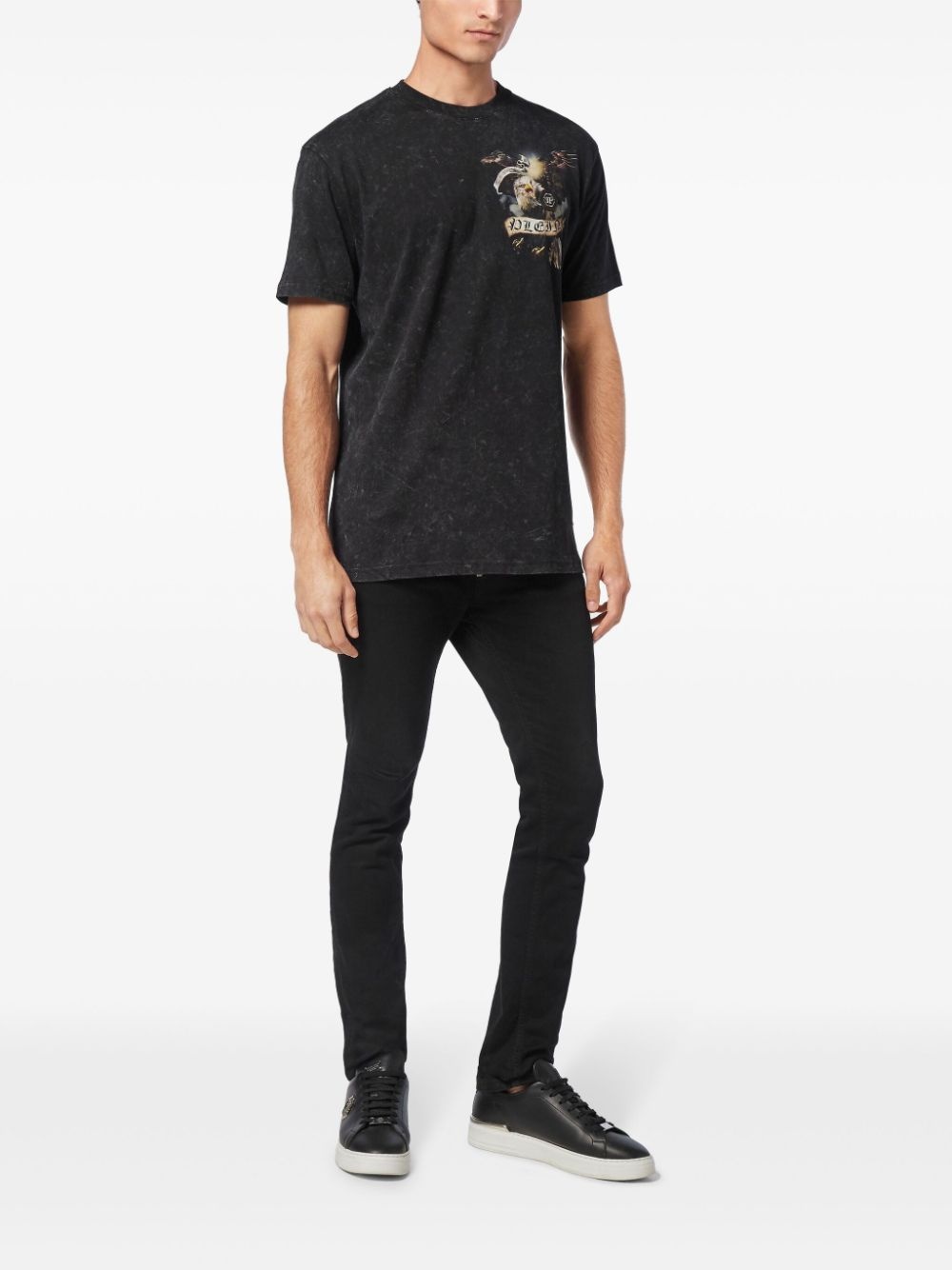 logo-print cotton t-shirt - 2