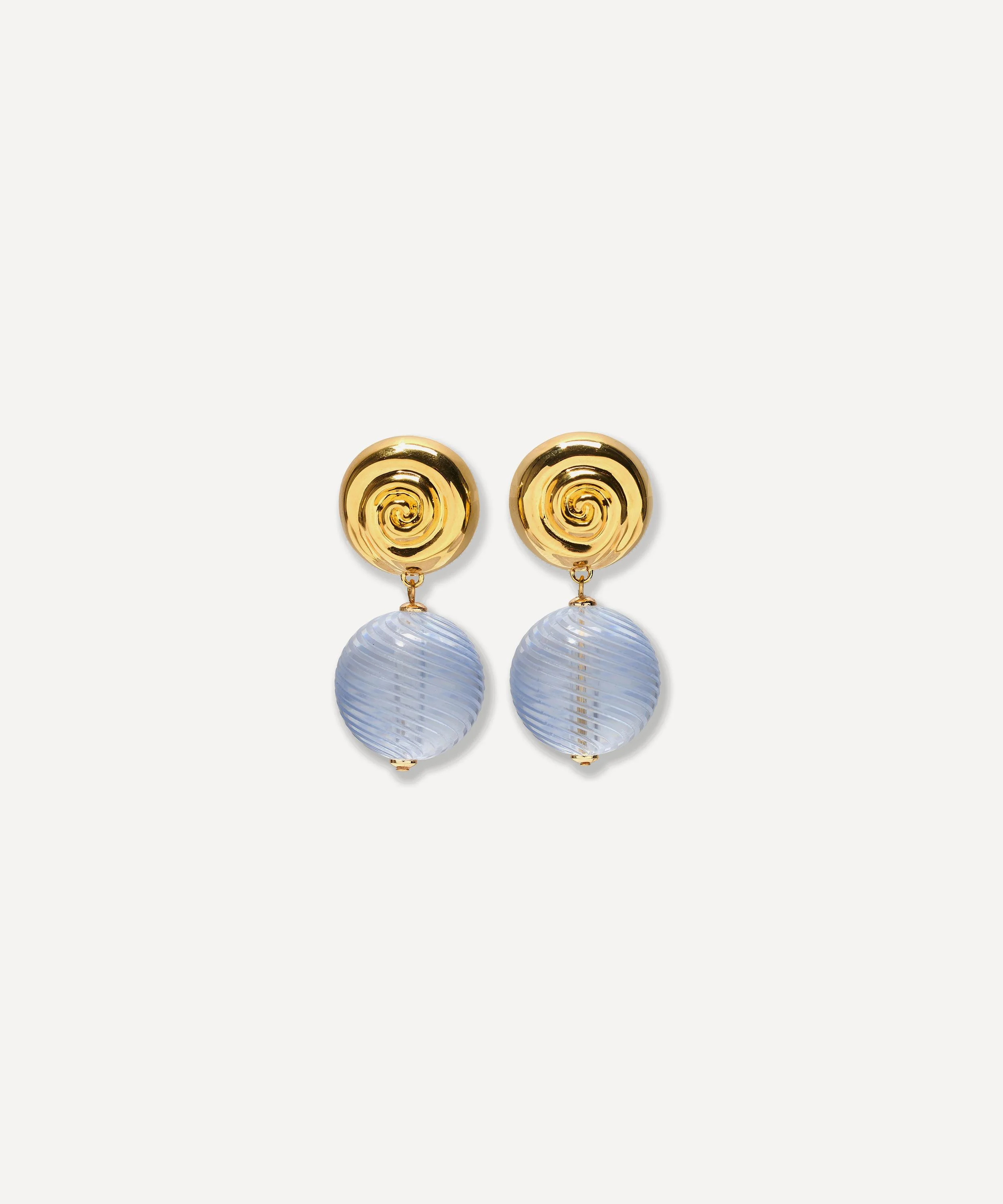 24ct Gold-Plated Luminary Earrings - 1