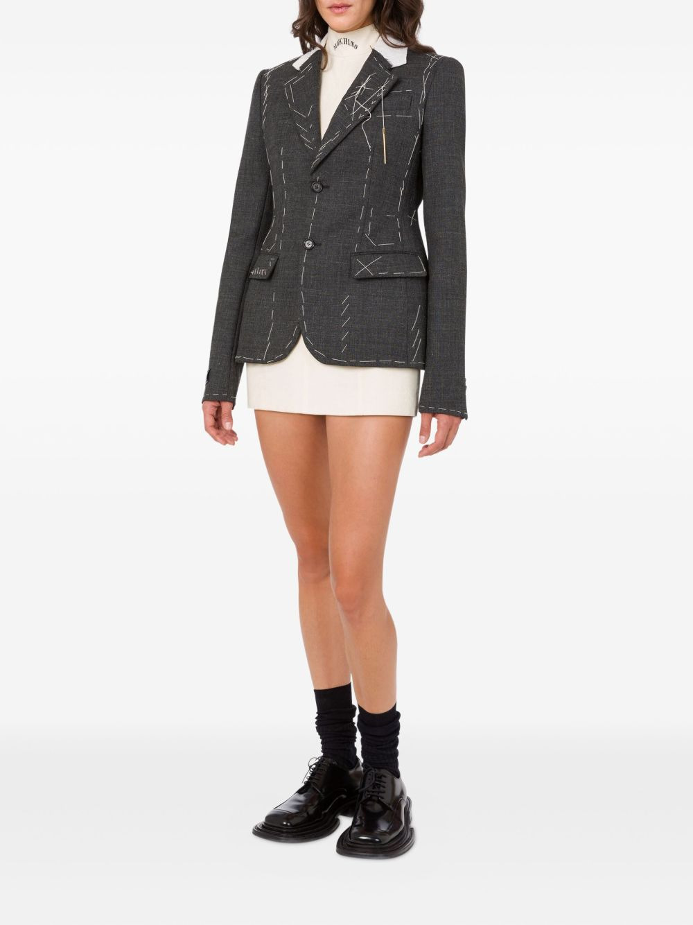 tailored wool blazer - 2
