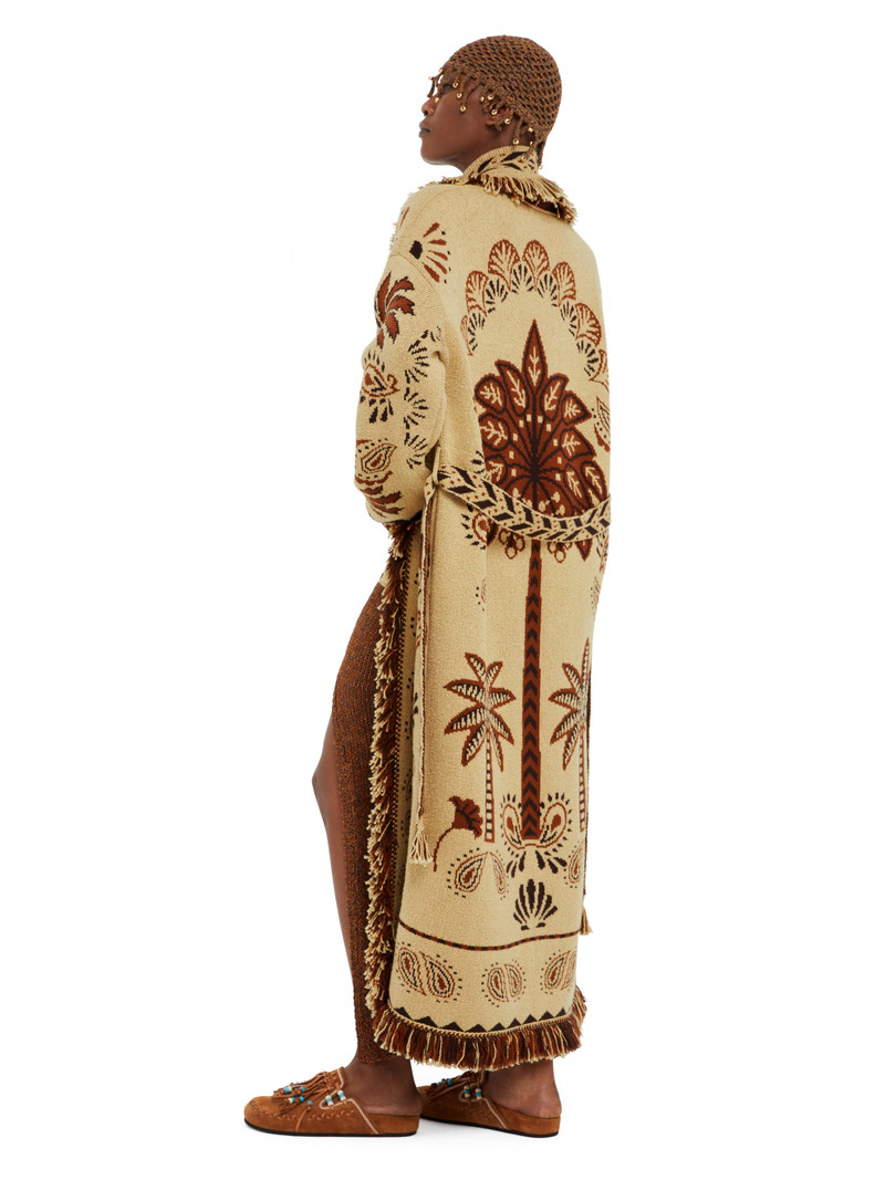Alanui Wild Wonder Foulard Coat outlook
