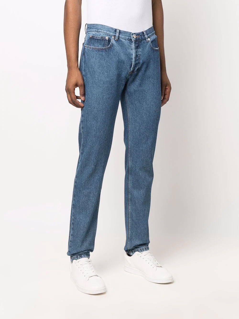 low-rise straight-leg jeans - 3