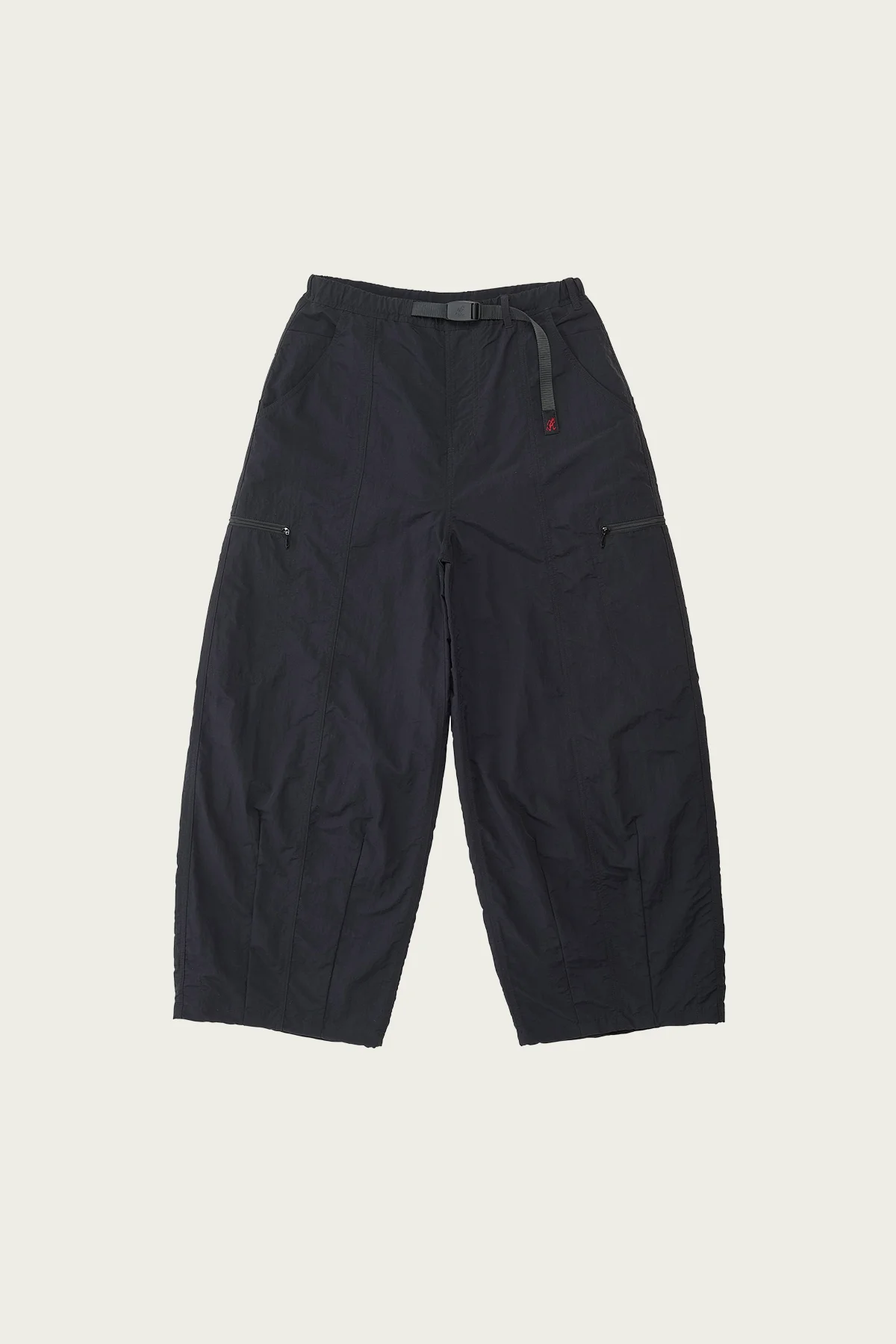 Nylon Loose Balloon Pant - Black - 1
