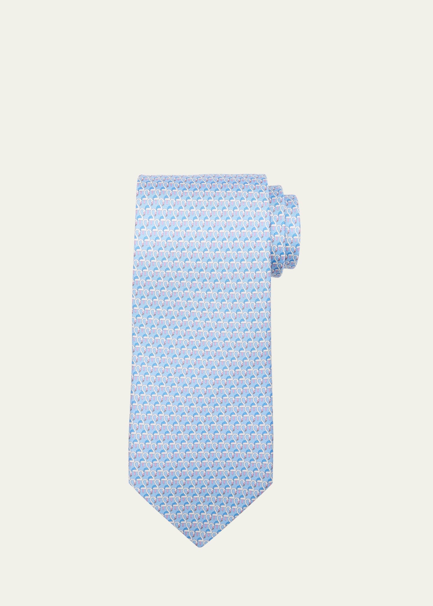 Men's Flamingo Silk Tie - 1