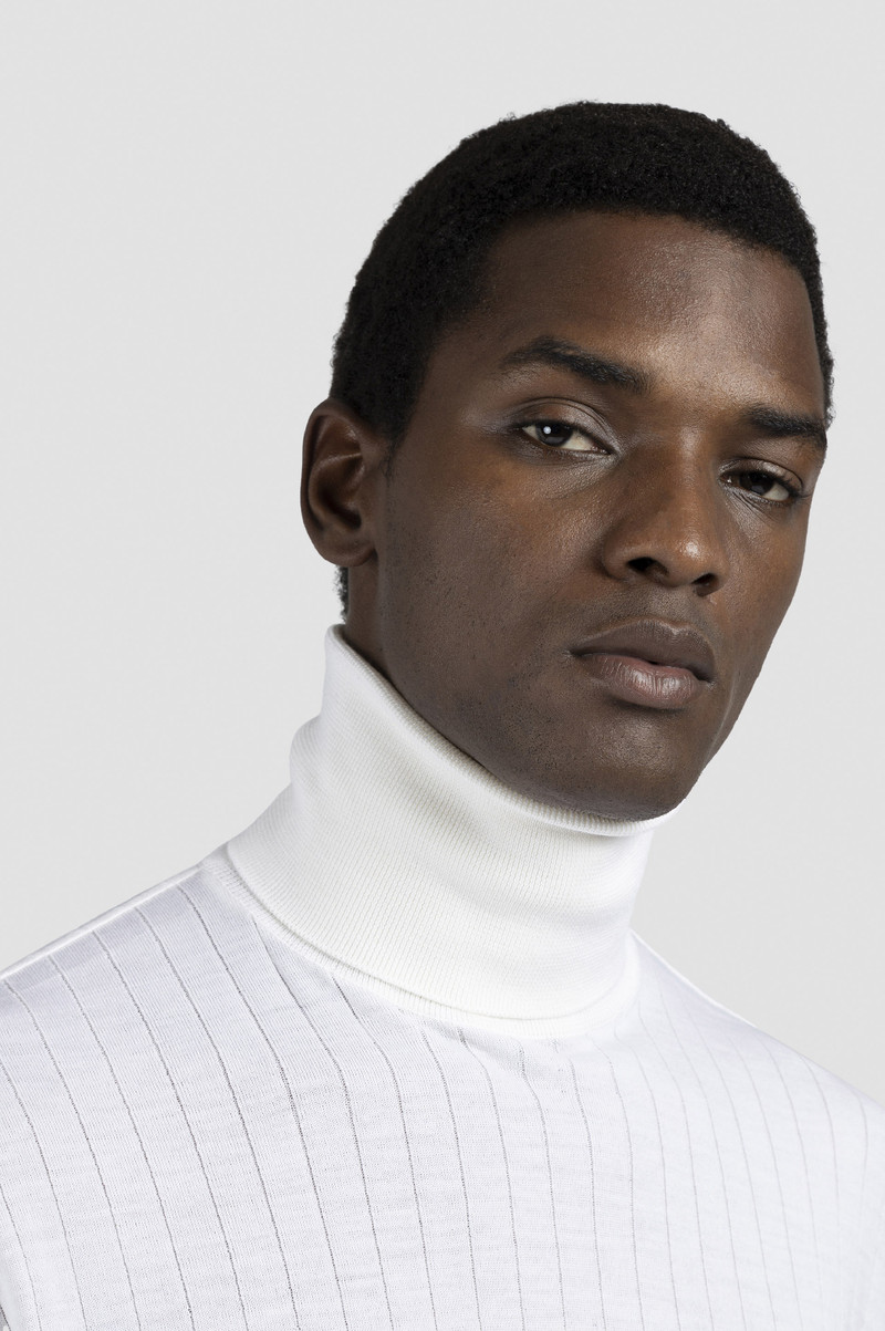 WOOL AND CASHMERE TURTLENECK SWEATER 4
