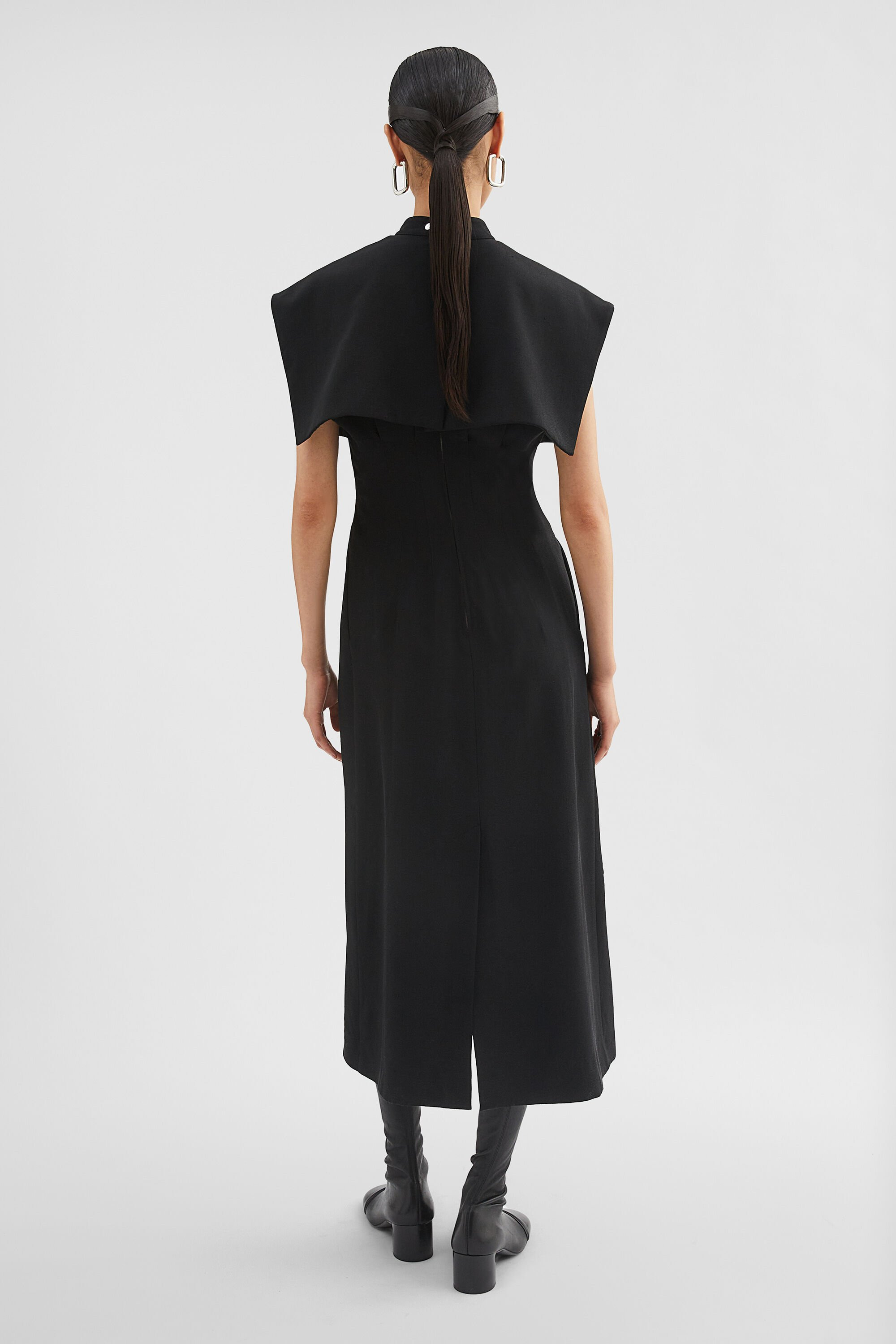 Silk Blend Embroidered Dress - 2