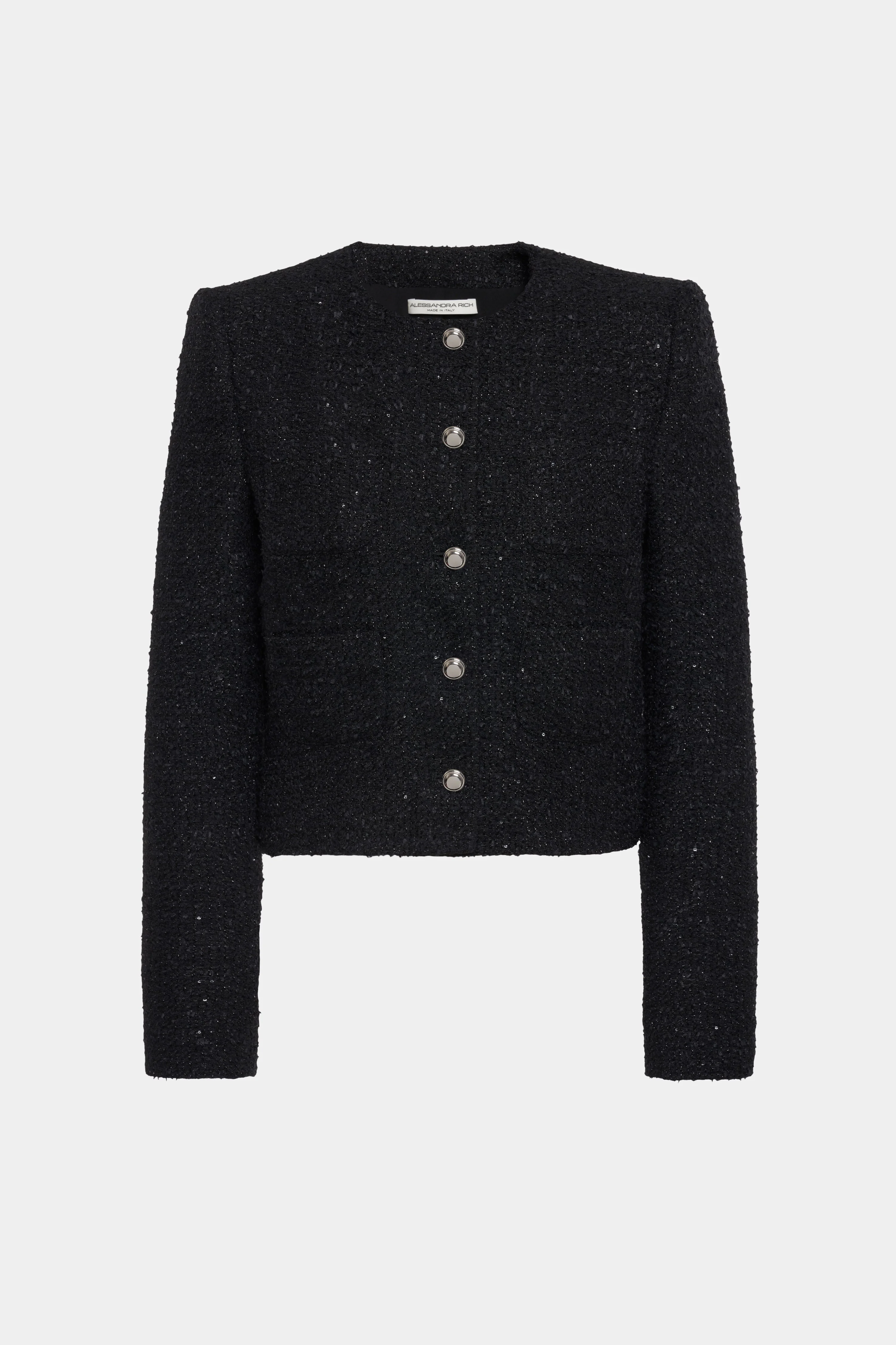 SEQUIN TWEED JACKET - 1