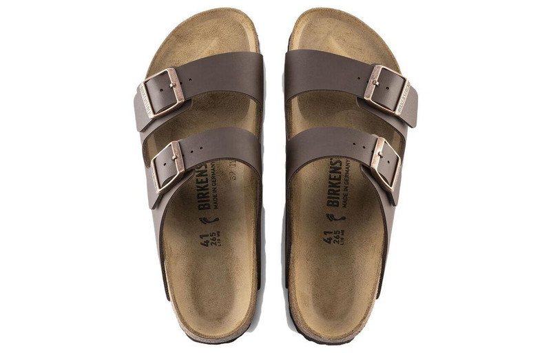 BIRKENSTOCK Birkenstock Arizona Birko Flor 'Dark Brown' 0051703 outlook