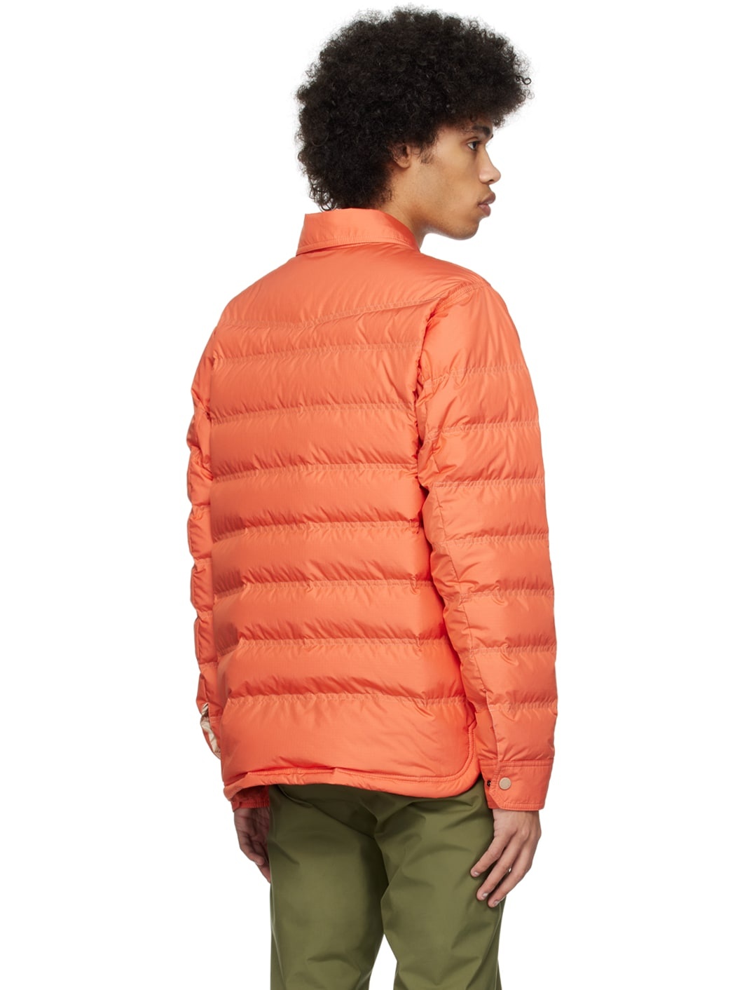Orange Packable Down Jacket - 3