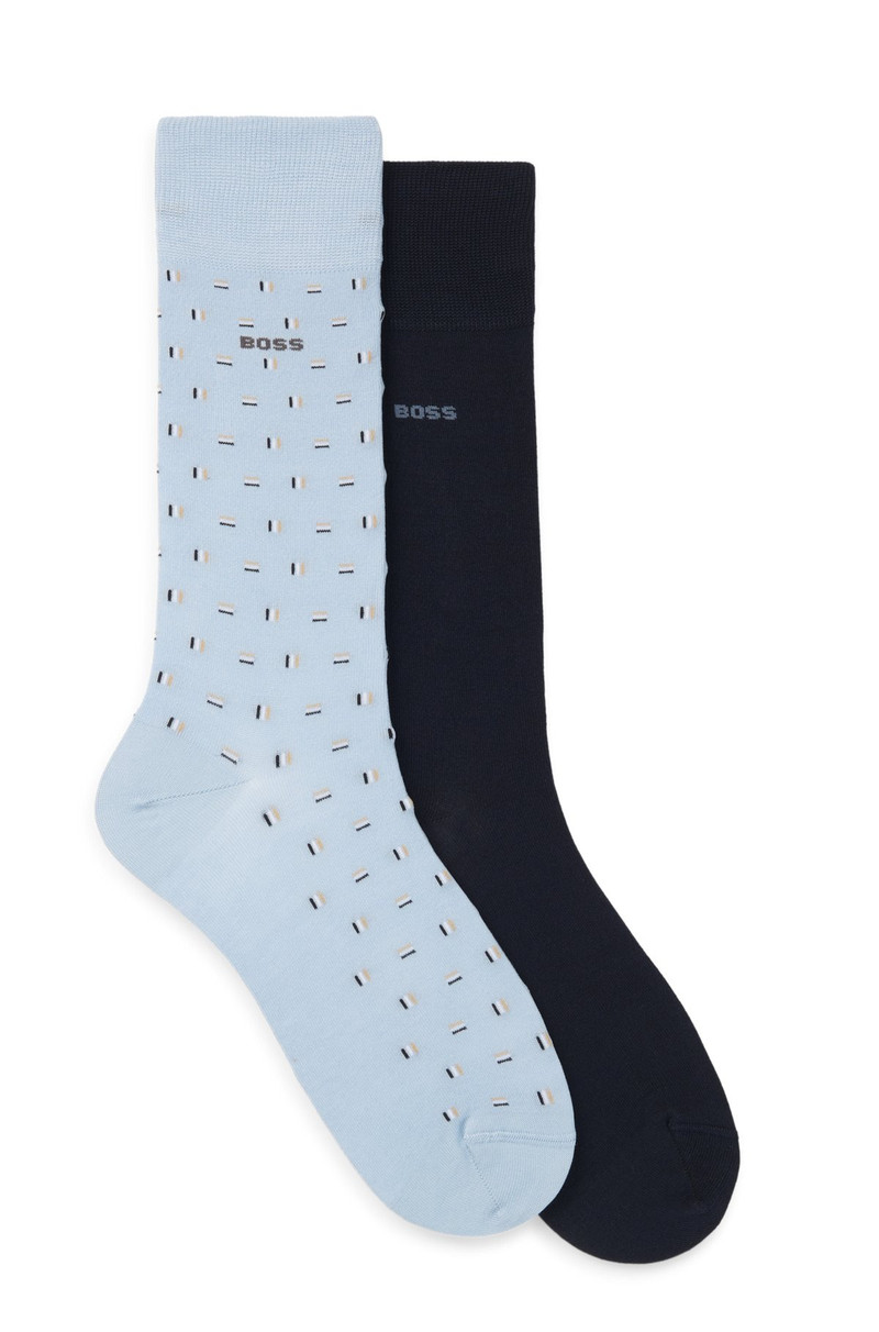 TWO-PACK OF COTTON-BLEND SOCKS IN A REGULAR LENGTH 1