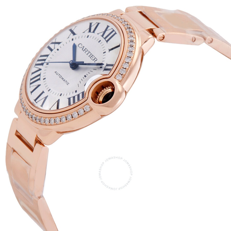Cartier Ballon Bleu Automatic Diamond Silver Dial Ladies Watch WJBB0064 - 2