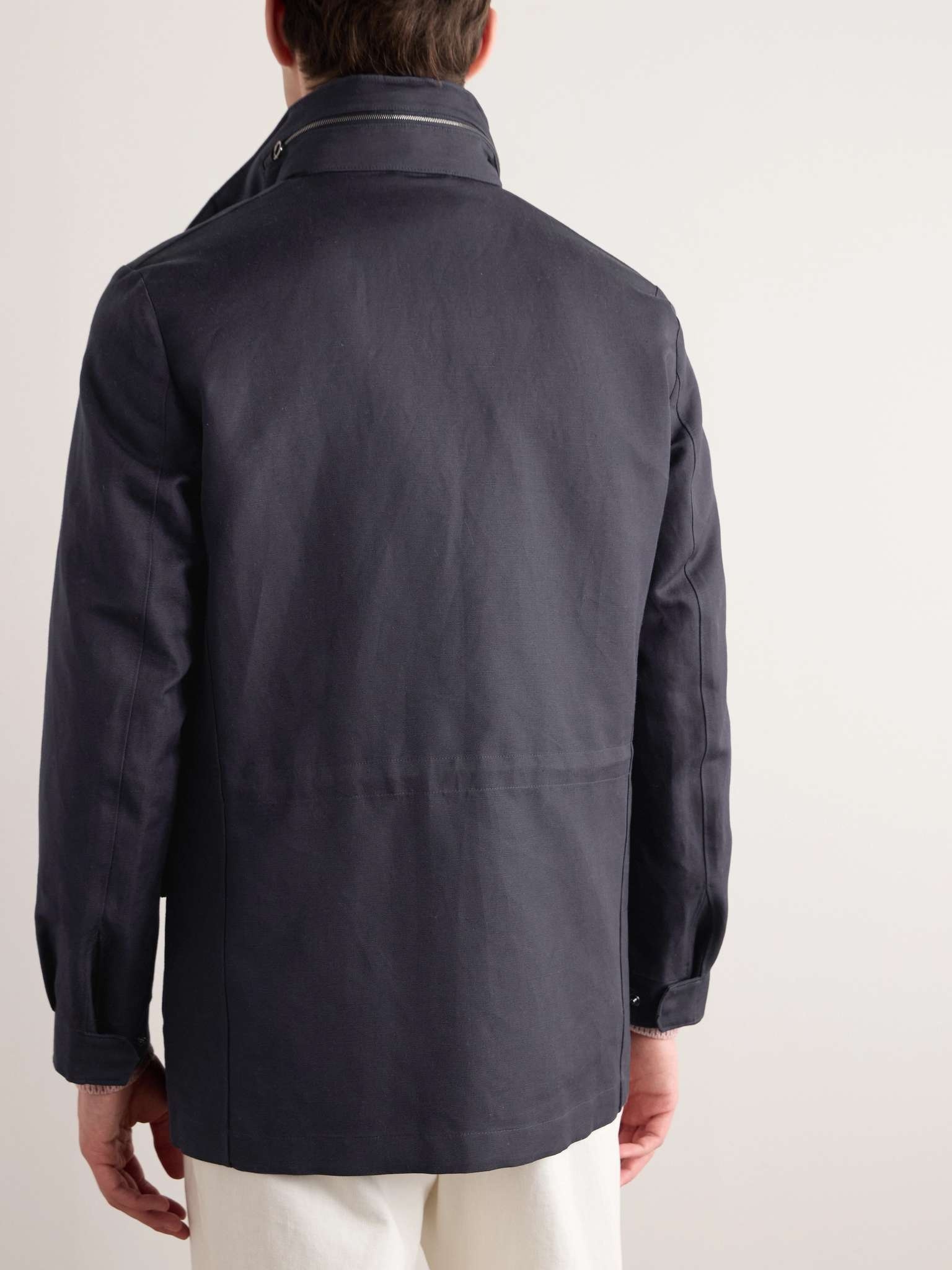 Traveler Rain System® Cotton and Linen-Blend Field Jacket - 4