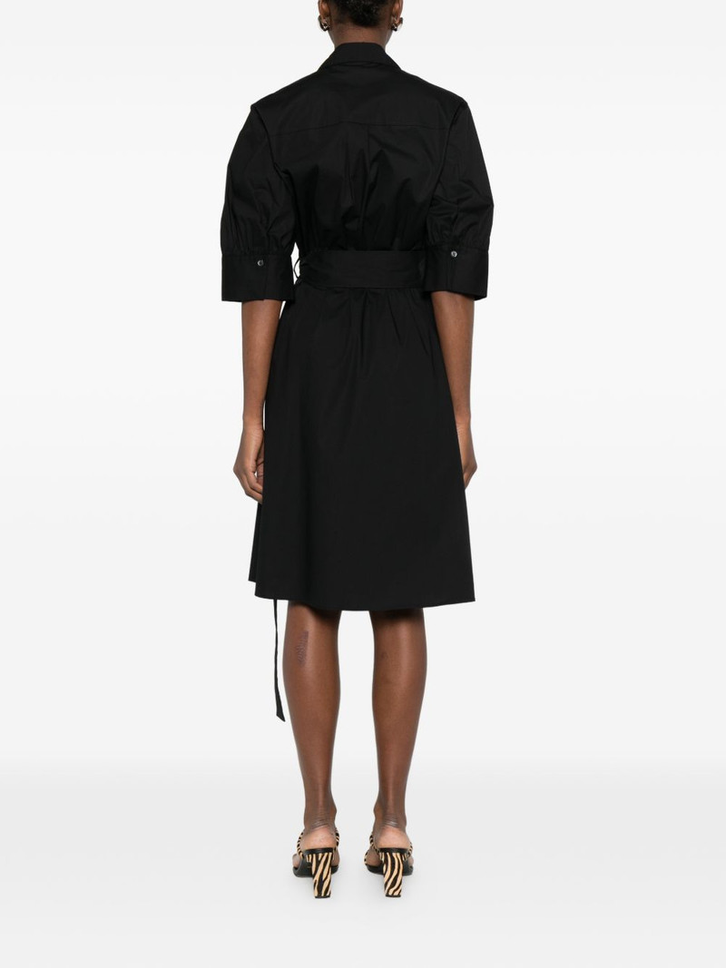 knotted wrap midi dress 4