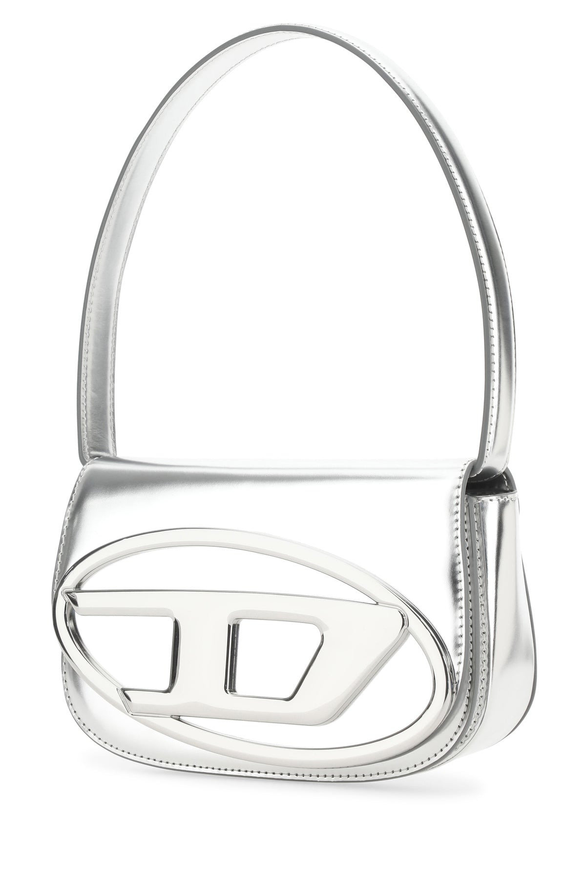 Silver leather 1DR shoulder bag - 2