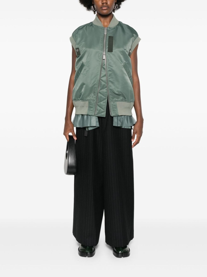 sacai twill vest outlook