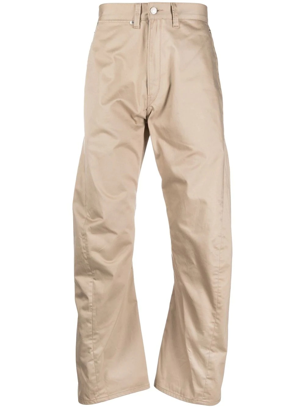 loose-fit cotton trousers - 1