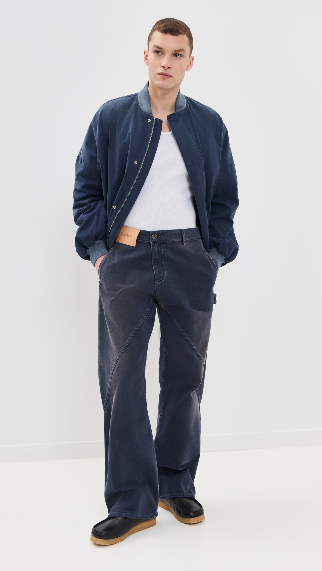 Aged Twisted Workwear Jeans - 7